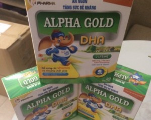 ALPHA GOLD DHA - siro bổ sung DHA, VITAMIN và khoáng chất cho bé