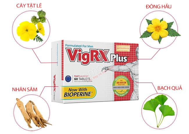 Vigrx Plus - Viên uống tăng cường sinh lí nam 